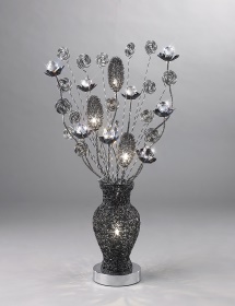 Nevada Aluminium Crystal Table Lamps Diyas Home Armed Table Lamps Nevada Aluminium Crystal Table Lamps Diyas Home Armed Table Lamps